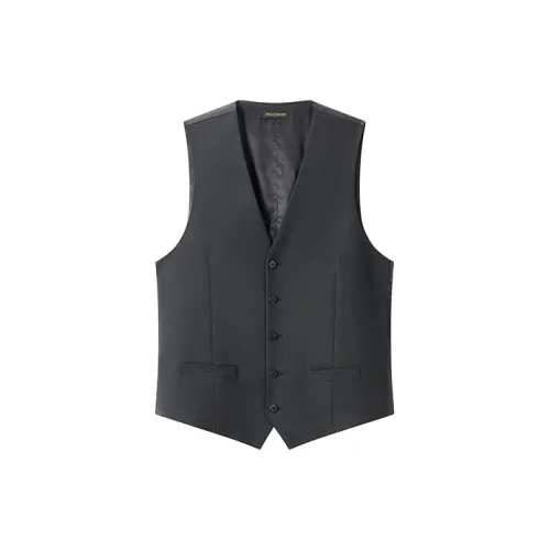 PEACEBIRD MEN Vests Men Gray 1