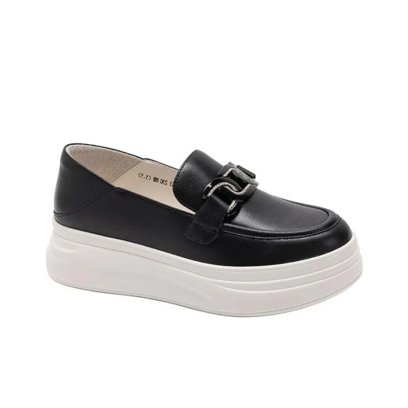 Satchi Loafers 5cm Women's Black-1