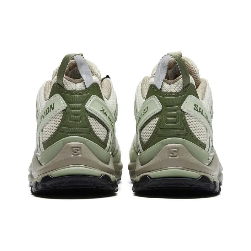SALOMON XA PRO 3D Outdoor Shoes Unisex Low Top Greige/Light Celadon Green/Pepper White-4