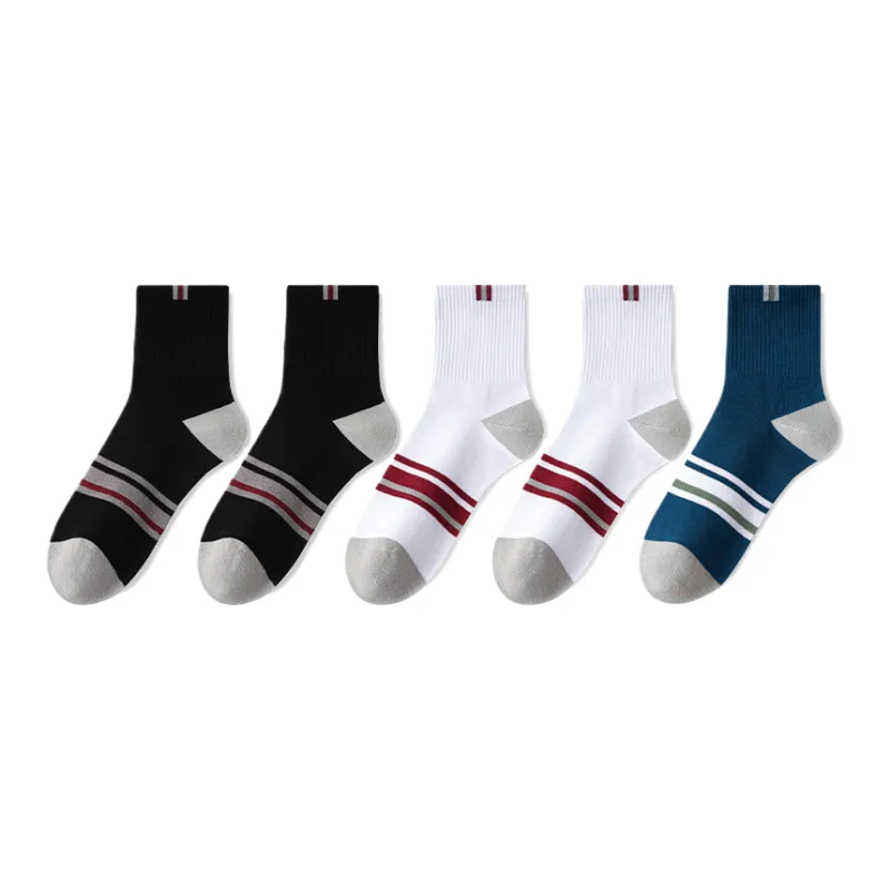 Lan Miao Mid Calf Socks Men's 5 Pack-6