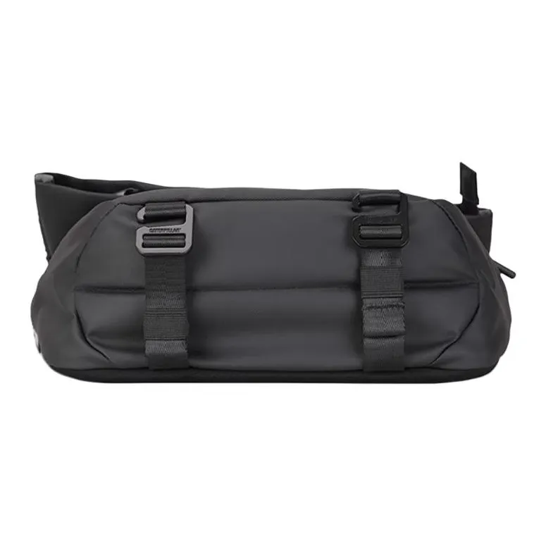 CAT Polyester Crossbody Bag, Shoulder Bag Medium Size Unisex Black-5