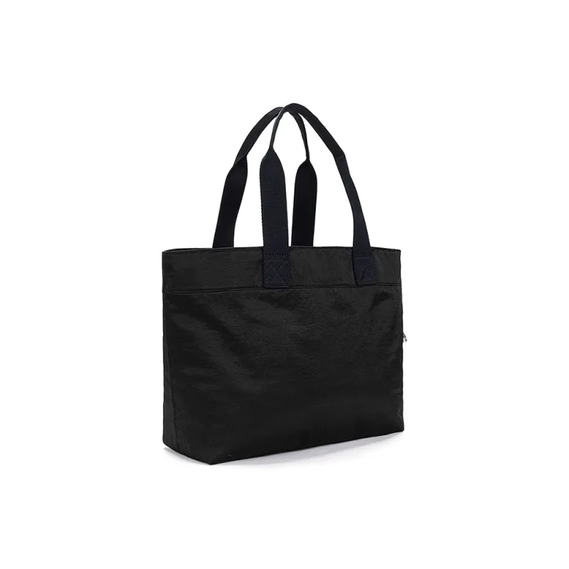 Kipling Polyester Handbag Extra Large Unisex Pleated Color Toned Black-2