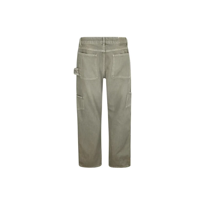 Golden Goose Deluxe Brand Destroyed Pinstriped Pants-1