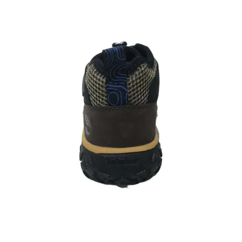 Timberland City Outdoor Anti Slip Wear Resistant High Top Kids' Outdoor Shoes Black Brown Kids'-3
