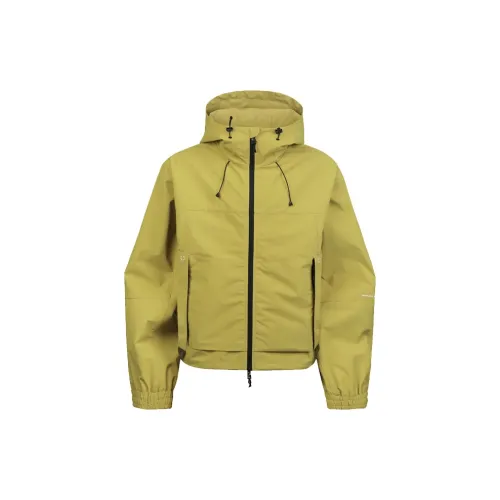 GUUKA TECH Jackets Men Mustard Green