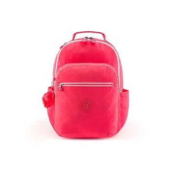 Kipling Polyamide Backpack Unisex Coral Orange