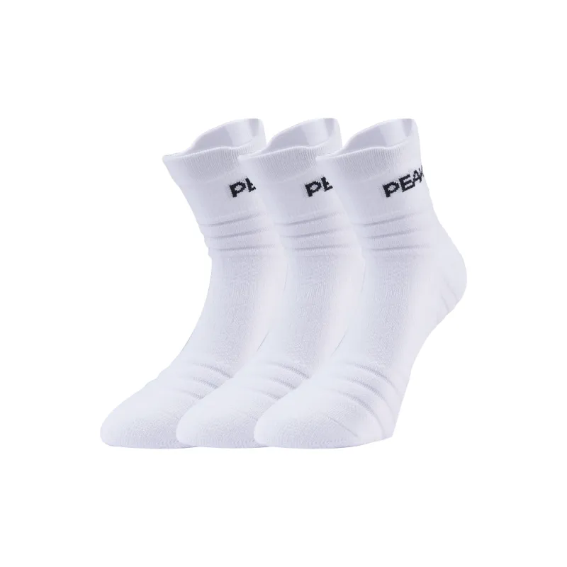 PEAK Mid Calf Socks Unisex 3 Pack-0
