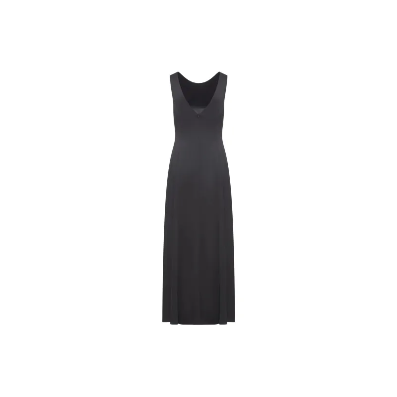 GIORGIO ARMANI Embellished Satin Midi Dress-1