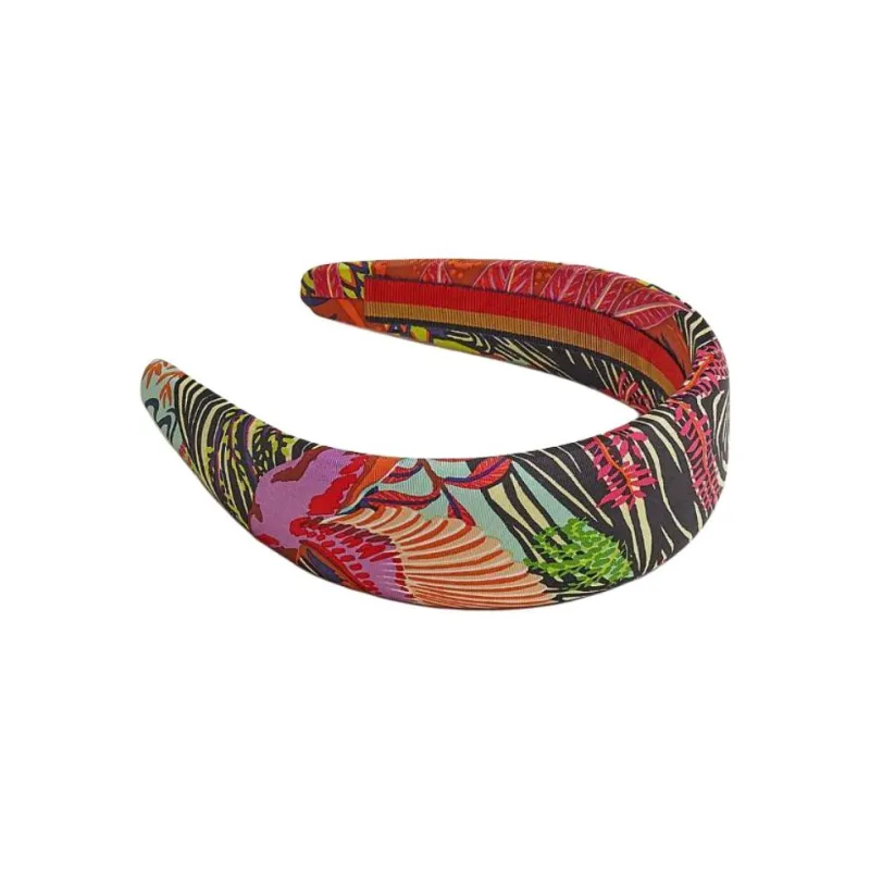 HERMES Silk Twill Hair Bands Women's Multicolor-1