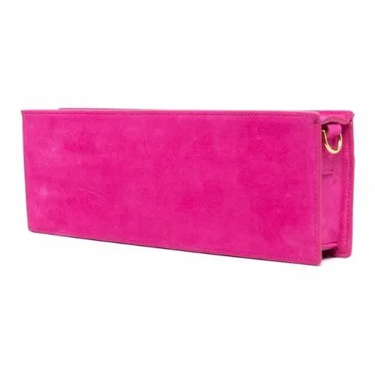 Jacquemus Suede Shoulder Bag Women's Pink-2