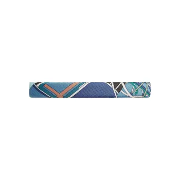 HERMES Silk Twill Hair Clips Women's Blue