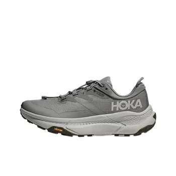 HOKA ONE ONE Transport Abrasion Resistant Low Top Running Shoes Men's Gray