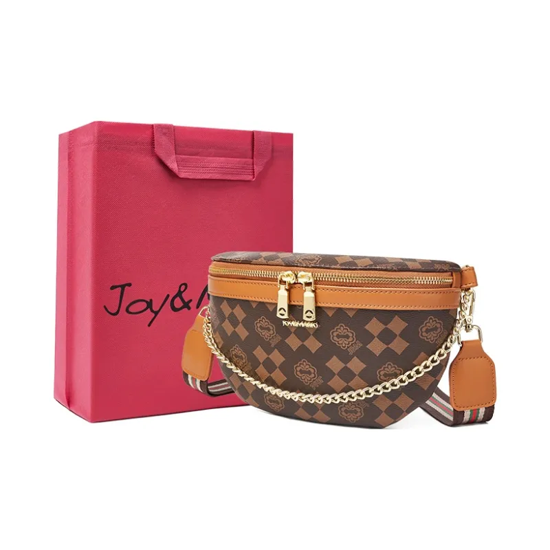 Joy&Mario PVC Practical Versatility Commute Small Size Women's Cream Apricot/Coffee-5