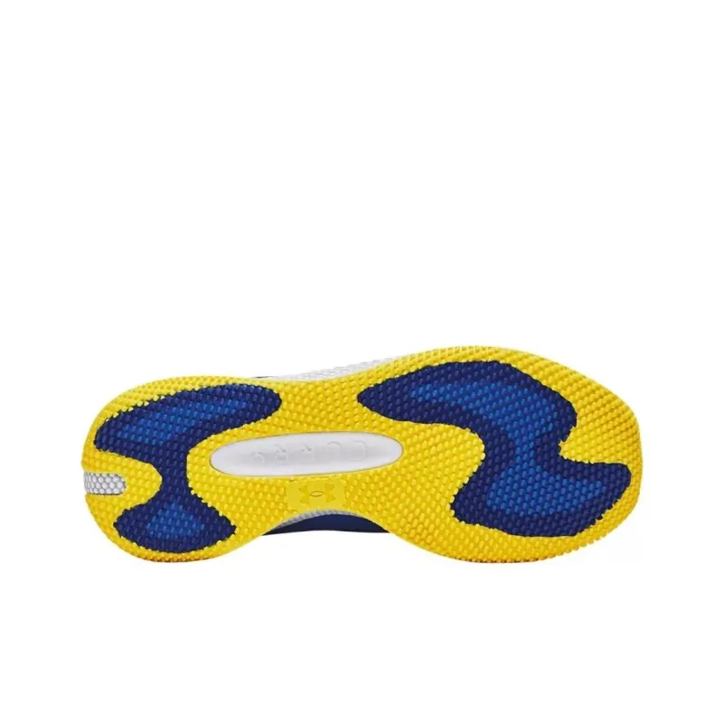 Under Armour Hovr Splash 3 Anti Slip Wear Resistant Low Top Basketball Shoes Men's Blue-2