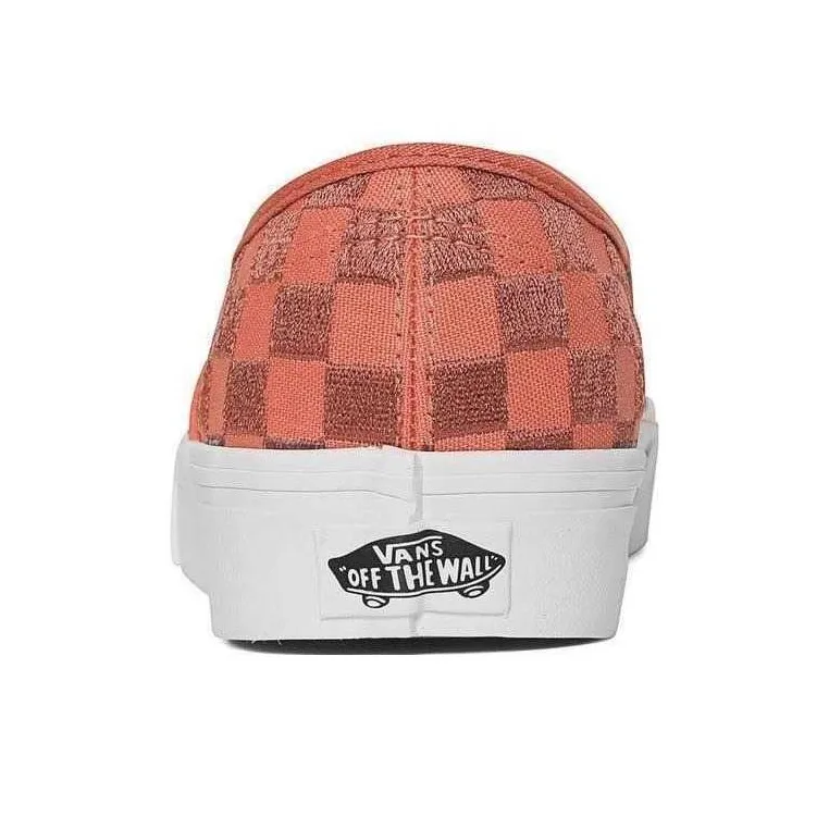 Authentic Vans 'Embroidered Checkerboard - Orange'-3