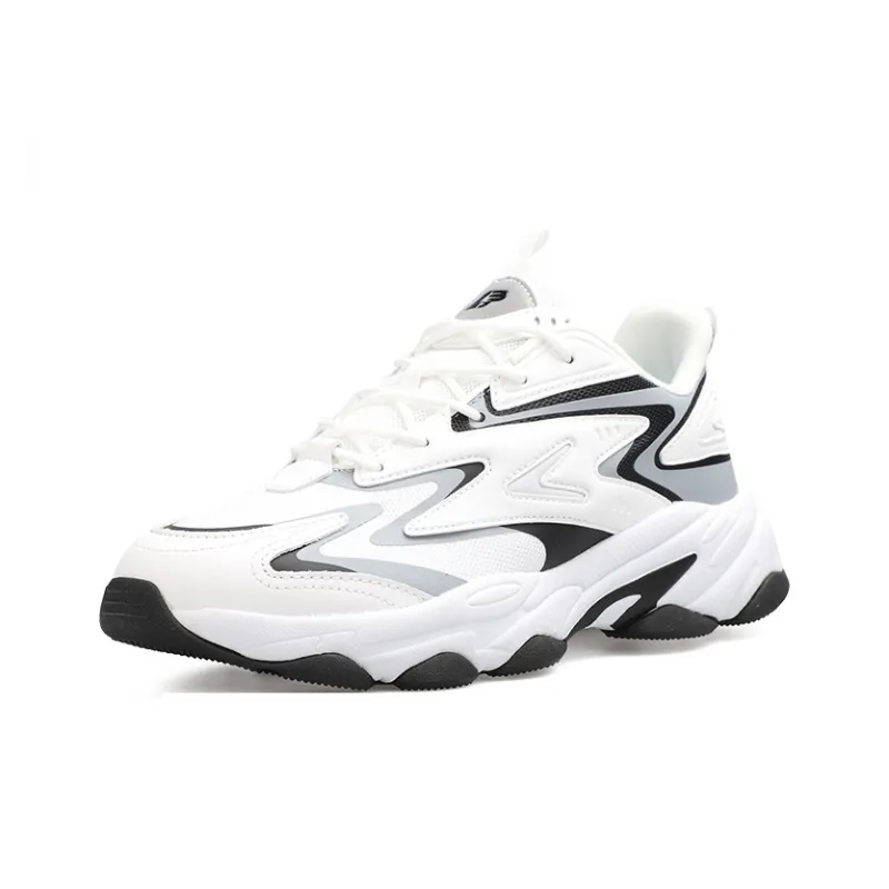 LPMX Lightweight Rebound Low Top Casual Shoes Men's White-1