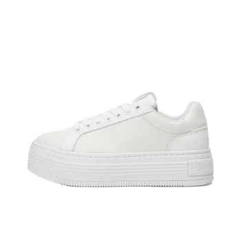 CKJ CALVIN KLEIN JEANS Low Top Casual Shoes Women's Moon White