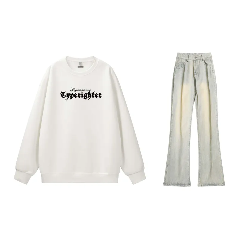 TYPERIGHTER Sweatshirt Set Unisex-24