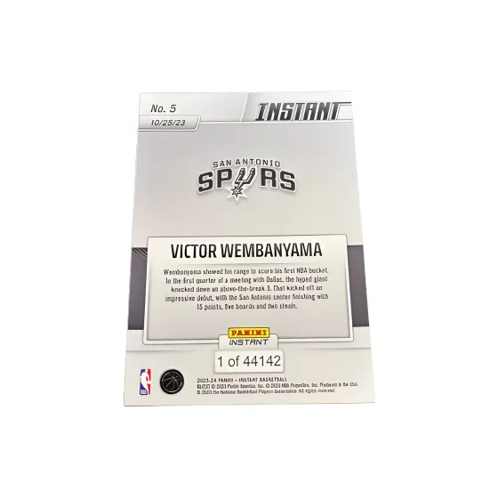 PANINI Wenban Amazon Star Card, Card Quality Universal Sports Cards 1 Pc-1