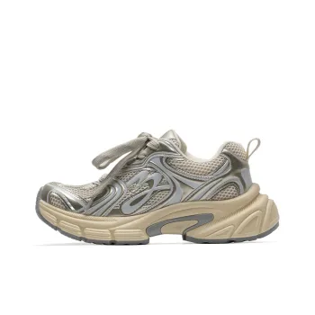 Mule Donkey Breathable Low Top Chunky Sneakers Unisex Vintage Gold