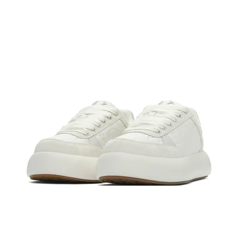 MLB Chunky Classic Wear Resistant Low Top Casual Shoes Unisex White-2