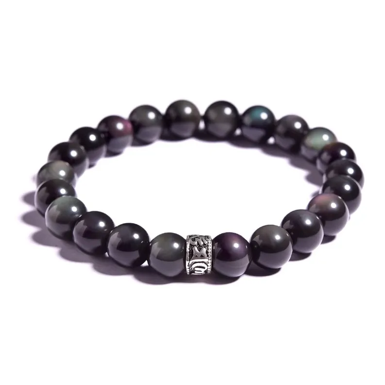 Lingfei Obsidian Jade Bracelets Unisex-0