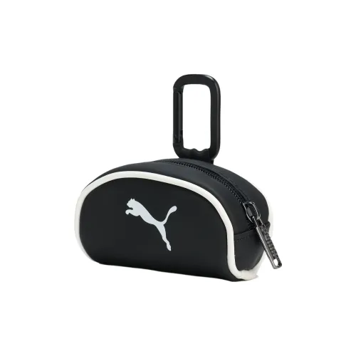PUMA Synthetic Leather Ball Box Storage Bags Regular Unisex Black