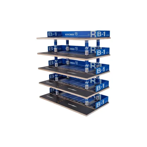 Kavi Storage Rack Parking Lot Garage Scenario Model Accessories