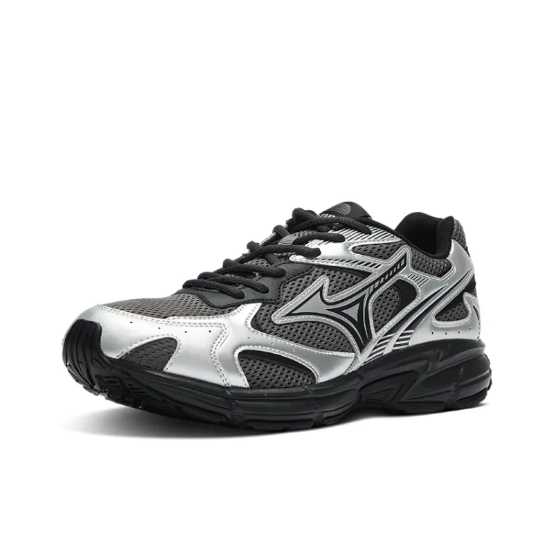 Mizuno Speed 2K Abrasion Resistant Breathable Low Top Running Shoes Unisex Silver Tin-1