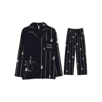 Lan Miao Pajama Set Women's Black