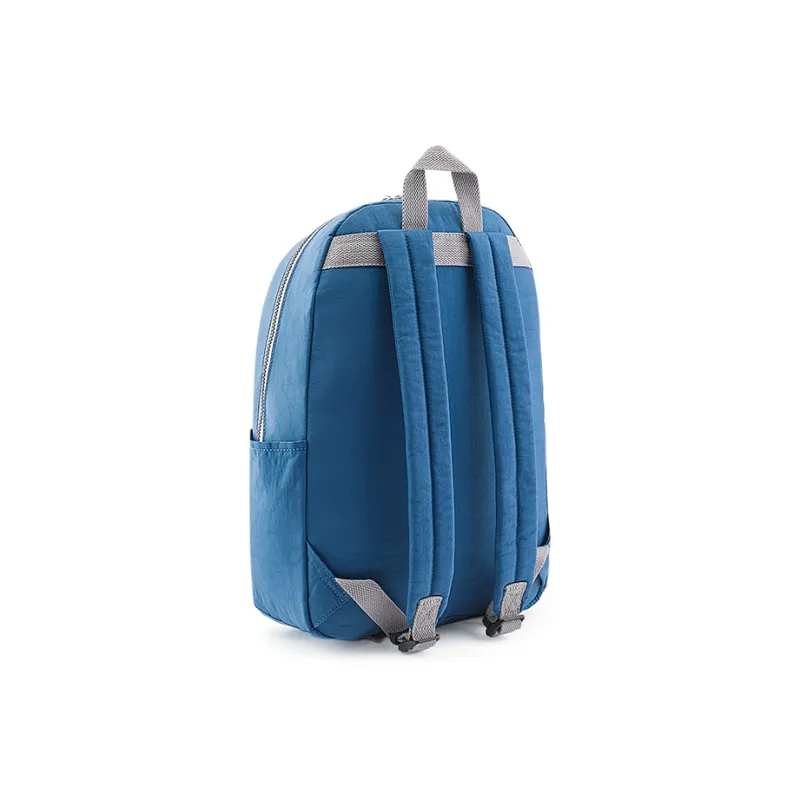 Kipling Polyamide Backpack Large Size Unisex Mystic Blue Patchwork-2