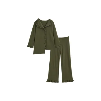 Dream Heart Pajama Set Women's Green