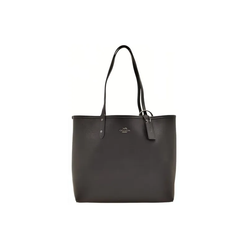 COACH Disney, Collaboration City PVC Tote Bag, Shopping Bag, Handbag, Shoulder Bag Large Size Women's Black-2