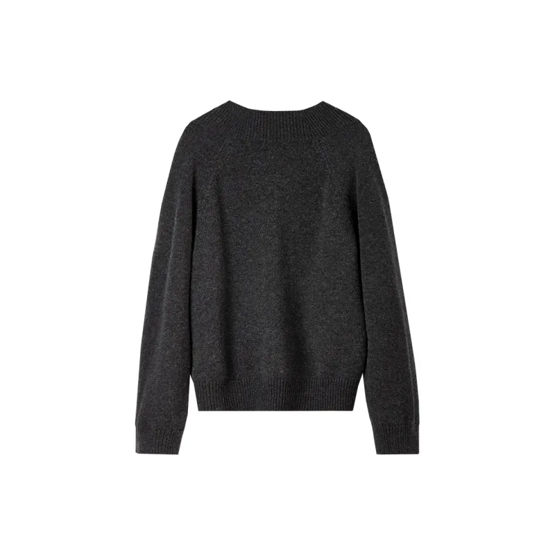 SENTUBILA Sweater Women's Dark Heather Gray-1