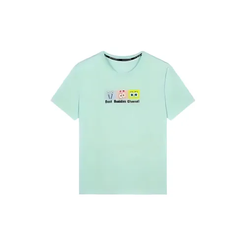 Spongebob Squarepants X 361° Sports Life Collection T-Shirts Men Light Pink Green