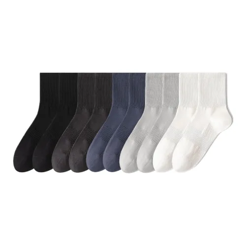 Lan Miao Mid-Calf Socks Men's 10 Pack