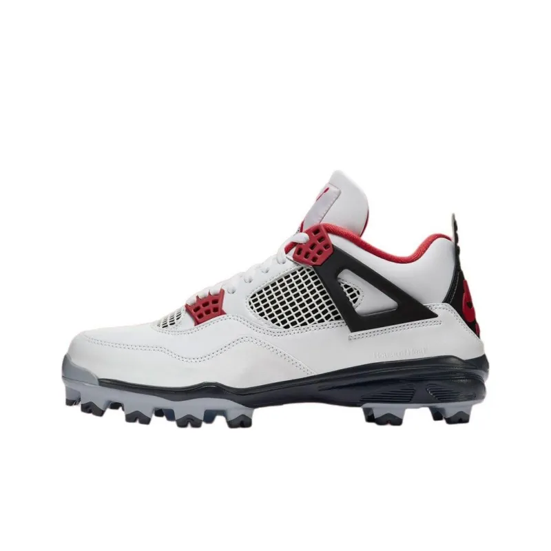 JORDAN 4 Retro Td Cleat Fire Red-0
