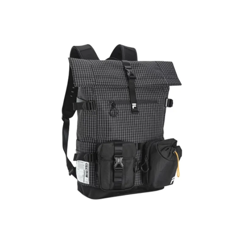 FILA FUSION Fabric Backpack Extra Small Unisex Pitch Black-2