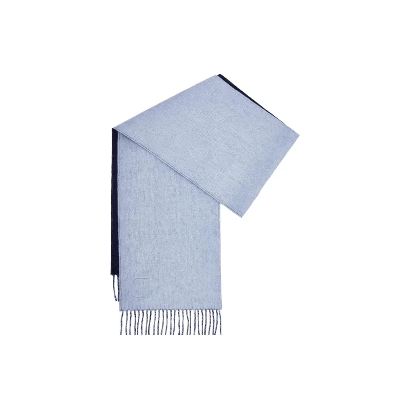 LOEWE Wool, Cashmere, Leather, Cashmere Knit Scarves Women's Marine Blue-1