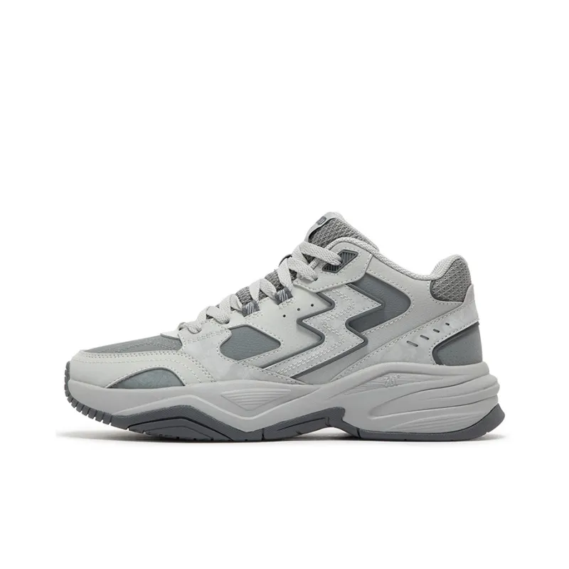 361° Sailing Series Anti-Slip And Wear-Resistant Warm Mid-Top Casual Shoes Men's Graphite Gray-0