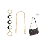 (Gold-Tone) Black Moon Extender Chain+Decorative Chain 40cm