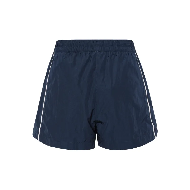 Nike Windrunner Casual Shorts Women's Military Deep Sea Blue/White-1
