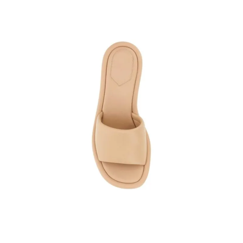 FENDI Ff Baguette Motif Wide-Band Slides Women's-3