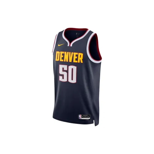 Nba X Nike Denver Nuggets Basketball Jerseys Unisex Marine Blue