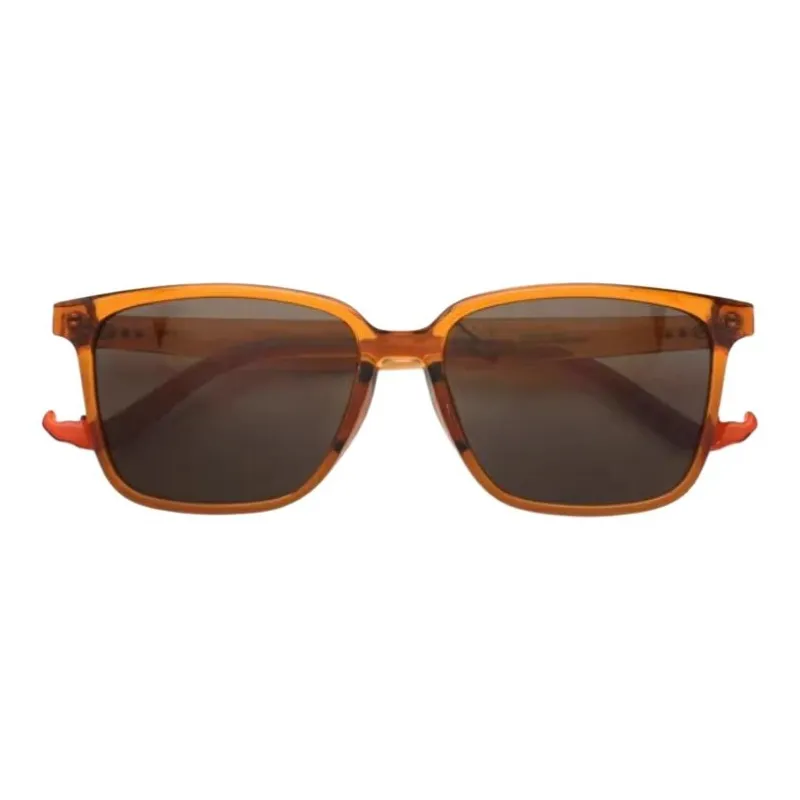 JINS TR90 Square Sunglasses Unisex Caramel-4