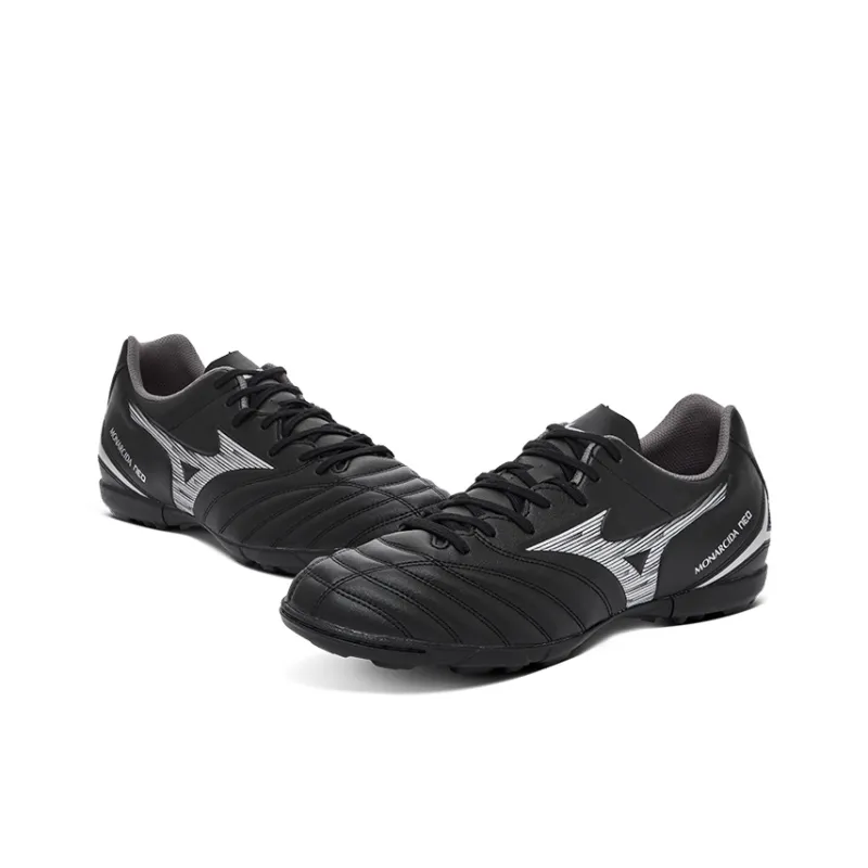 Mizuno MONARCIDA NEO 3 Anti-Slip And Wear-Resistant Coverage Soccer Shoes Men's Black Silver-2