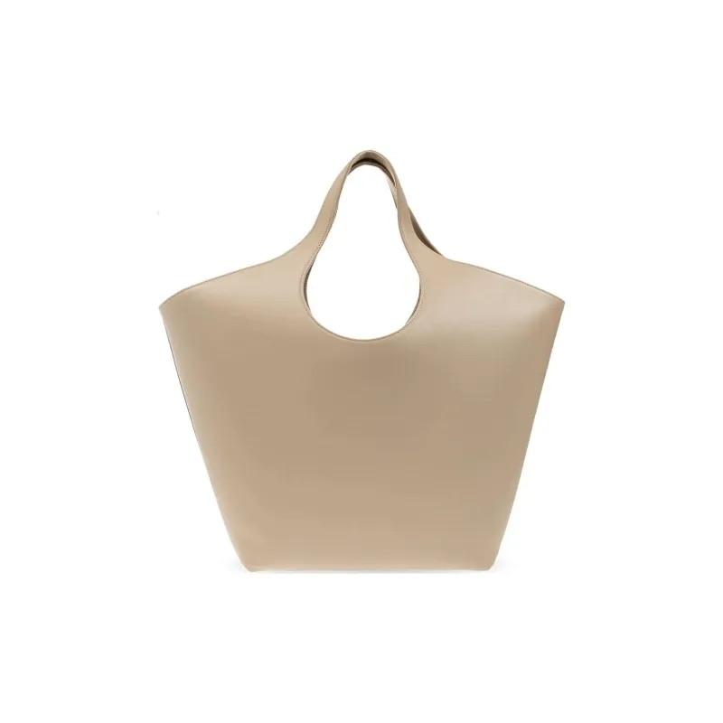 Balenciaga Soft Calfskin Tote Bag, Shopping Bag, Handbag Medium Size Women's White-2