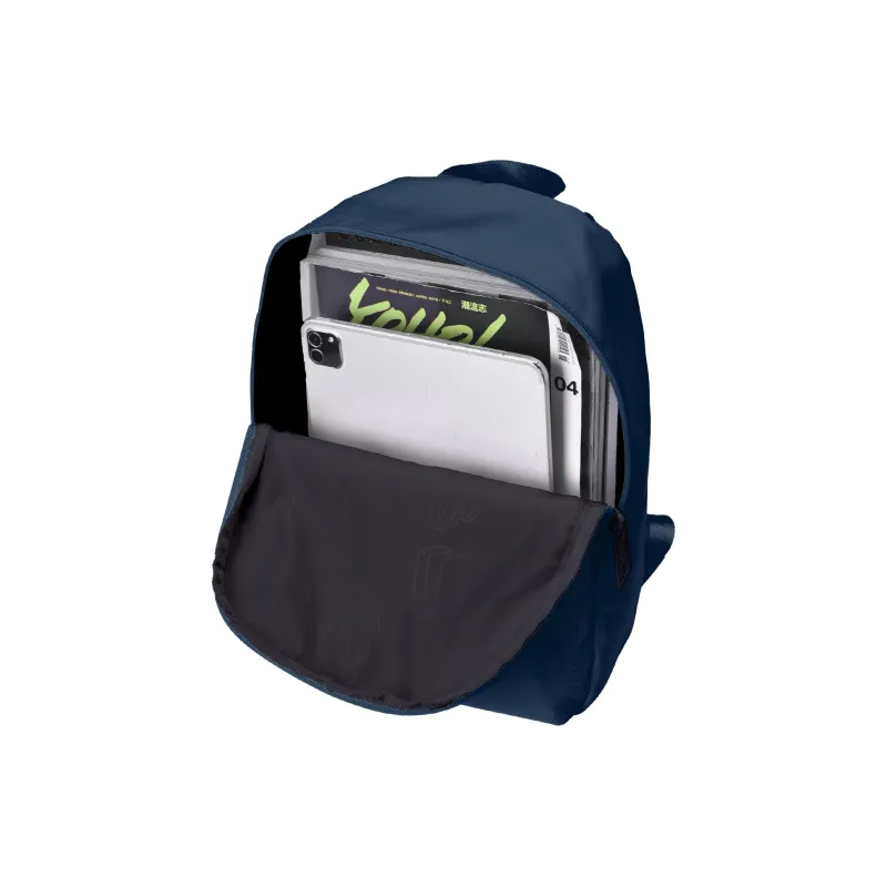 TURN UP Polyester Students Backpack Regular Unisex Blue-3