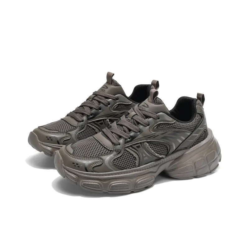 DEERWAY Abrasion-Resistant Slip-Resistant Low-Top Chunky Sneakers Men's-16