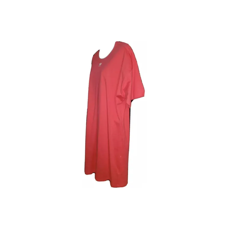 Adidas Originals Women's Trefoil Dress Short Sleeved Dress Women's Shimmery Red-2